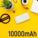 Wozinsky powerbank Li-Po 10000mAh 2 x USB biały (WPBWE1)