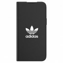 Etui Adidas OR Booklet Case BASIC na iPhone 13 Pro Max - czarno-białe