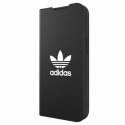 Etui Adidas OR Booklet Case BASIC na iPhone 13 Pro / iPhone 13 - czarno-białe