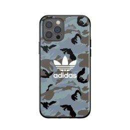 Etui Adidas OR SnapCase Camo na iPhone 12 / iPhone 12 Pro - niebiesko-czarne