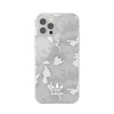 Etui Adidas OR SnapCase Camo na iPhone 12 / iPhone 12 Pro - przezroczyste