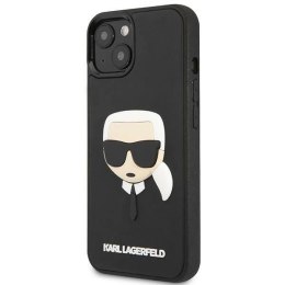 Etui Karl Lagerfeld 3D Rubber Karl's Head na iPhone 14 Plus - czarne