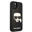 Etui Karl Lagerfeld 3D Rubber Karl's Head na iPhone 14 Plus - czarne