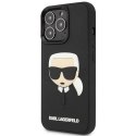 Etui Karl Lagerfeld 3D Rubber Karl's Head na iPhone 14 Pro - czarne