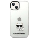 Etui Karl Lagerfeld Choupette Body na iPhone 14 Plus - przezroczyste