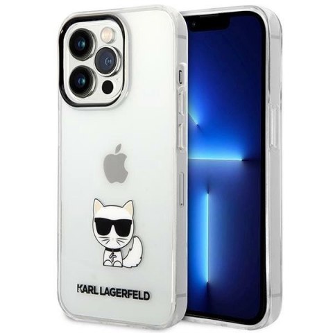 Etui Karl Lagerfeld Choupette Body na iPhone 14 Pro Max - przezroczyste