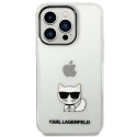 Etui Karl Lagerfeld Choupette Body na iPhone 14 Pro Max - przezroczyste