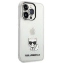 Etui Karl Lagerfeld Choupette Body na iPhone 14 Pro Max - przezroczyste