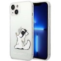 Etui Karl Lagerfeld Choupette Fun na iPhone 14 Plus - przezroczyste