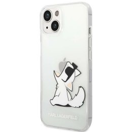 Etui Karl Lagerfeld Choupette Fun na iPhone 14 Plus - przezroczyste