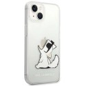 Etui Karl Lagerfeld Choupette Fun na iPhone 14 Plus - przezroczyste