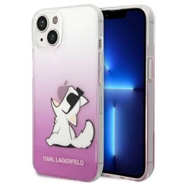 Etui Karl Lagerfeld Choupette Fun na iPhone 14 Plus - różowe