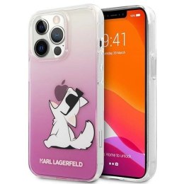 Etui Karl Lagerfeld Choupette Fun na iPhone 14 Pro Max - różowe