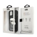 Etui Karl Lagerfeld Glitter Flakes Ikonik na iPhone 14 Plus - czarne