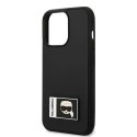 Etui Karl Lagerfeld Ikonik Patch na iPhone 13 Pro Max - czarne