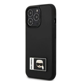 Etui Karl Lagerfeld Ikonik Patch na iPhone 13 Pro / iPhone 13 - czarne