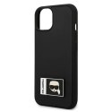 Etui Karl Lagerfeld Ikonik Patch na iPhone 13 - czarne