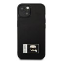 Etui Karl Lagerfeld Ikonik Patch na iPhone 13 mini - czarne