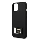 Etui Karl Lagerfeld Ikonik Patch na iPhone 13 mini - czarne