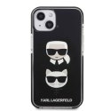 Etui Karl Lagerfeld Karl&Choupette Head na iPhone 13 - czarne