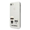 Etui Karl Lagerfeld Karl&Choupette na iPhone 7 / 8 / SE 2020 / SE 2022 - przezroczyste