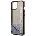 Etui Karl Lagerfeld Liquid Glitter Elong na iPhone 14 - czarne