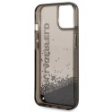 Etui Karl Lagerfeld Liquid Glitter Elong na iPhone 14 - czarne