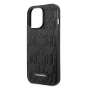 Etui Karl Lagerfeld Monogram Plaque na iPhone 13 Pro / iPhone 13 - czarne