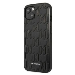 Etui Karl Lagerfeld Monogram Plaque na iPhone 13 - czarne