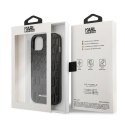 Etui Karl Lagerfeld Monogram Plaque na iPhone 13 - czarne