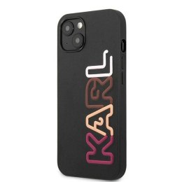 Etui Karl Lagerfeld Multipink Brand na iPhone 13 - czarne