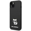 Etui Karl Lagerfeld Silicone Choupette Body na iPhone 14 Plus - czarne