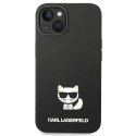 Etui Karl Lagerfeld Silicone Choupette Body na iPhone 14 Plus - czarne