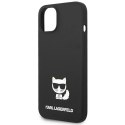 Etui Karl Lagerfeld Silicone Choupette Body na iPhone 14 Plus - czarne