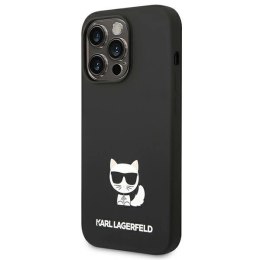 Etui Karl Lagerfeld Silicone Choupette Body na iPhone 14 Pro Max - czarne