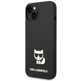 Etui Karl Lagerfeld Silicone Choupette Body na iPhone 14 - czarne