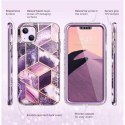 Etui Supcase Cosmo na iPhone 14 Plus - różowy marmur