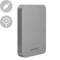 Hinovo powerbank magnetyczny bezprzewodowy MagSafe 10000mAh 15W szary (MB1-10000)