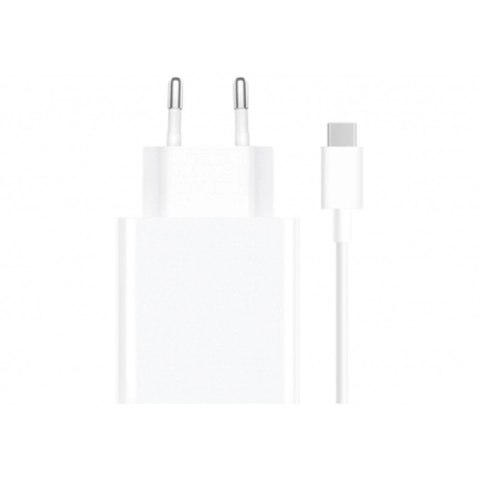 Xiaomi Travel Charger Combo szybka ładowarka sieciowa USB-A 67W biała