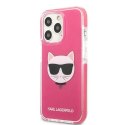 Etui Karl Lagerfeld Choupette Head na iPhone 13 Pro Max - fuksjowe