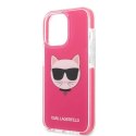 Etui Karl Lagerfeld Choupette Head na iPhone 13 Pro Max - fuksjowe