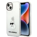 Etui Karl Lagerfeld Ikonik Choupette na iPhone 14 Plus - przezroczyste