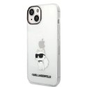 Etui Karl Lagerfeld Ikonik Choupette na iPhone 14 Plus - przezroczyste