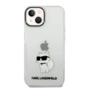 Etui Karl Lagerfeld Ikonik Choupette na iPhone 14 Plus - przezroczyste