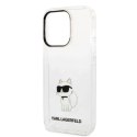 Etui Karl Lagerfeld Ikonik Choupette na iPhone 14 Pro Max - przezroczyste