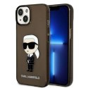 Etui Karl Lagerfeld Ikonik Karl na iPhone 14 Plus - czarne