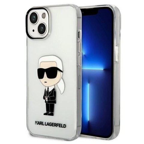 Etui Karl Lagerfeld Ikonik Karl na iPhone 14 Plus - przezroczyste