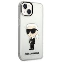 Etui Karl Lagerfeld Ikonik Karl na iPhone 14 Plus - przezroczyste