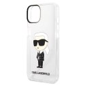 Etui Karl Lagerfeld Ikonik Karl na iPhone 14 Plus - przezroczyste