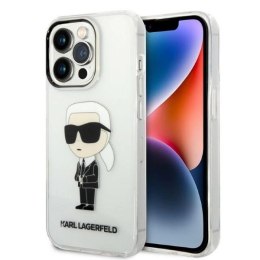 Etui Karl Lagerfeld Ikonik Karl na iPhone 14 Pro - przezroczyste